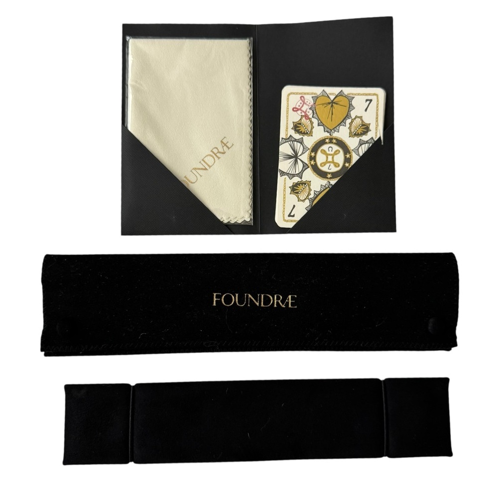 Foundrae Jewelry Necklace Bracelet  Travel Dust Protective Storage Bag